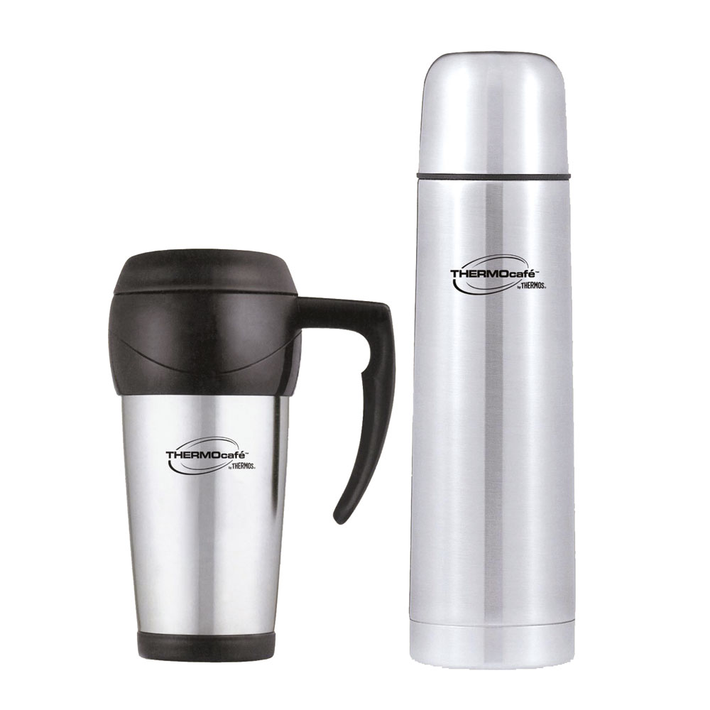 Thermos Combo Pack 0 5 Ltr Slimline Stainless Steel Vacuum F Briscoes Nz