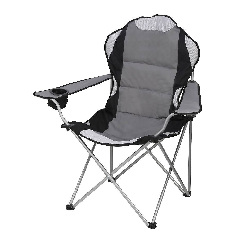 Deluxe Camping Chair Light Grey Color