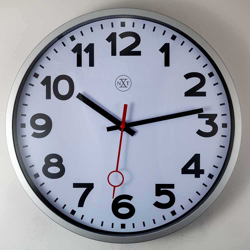NXT Station Wall Clock White 35cm
