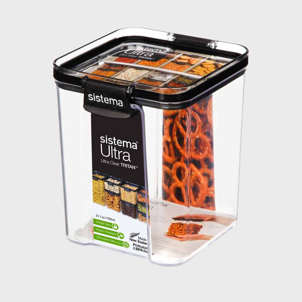 Sistema Ultra Square Container 51402 Clear 920ml