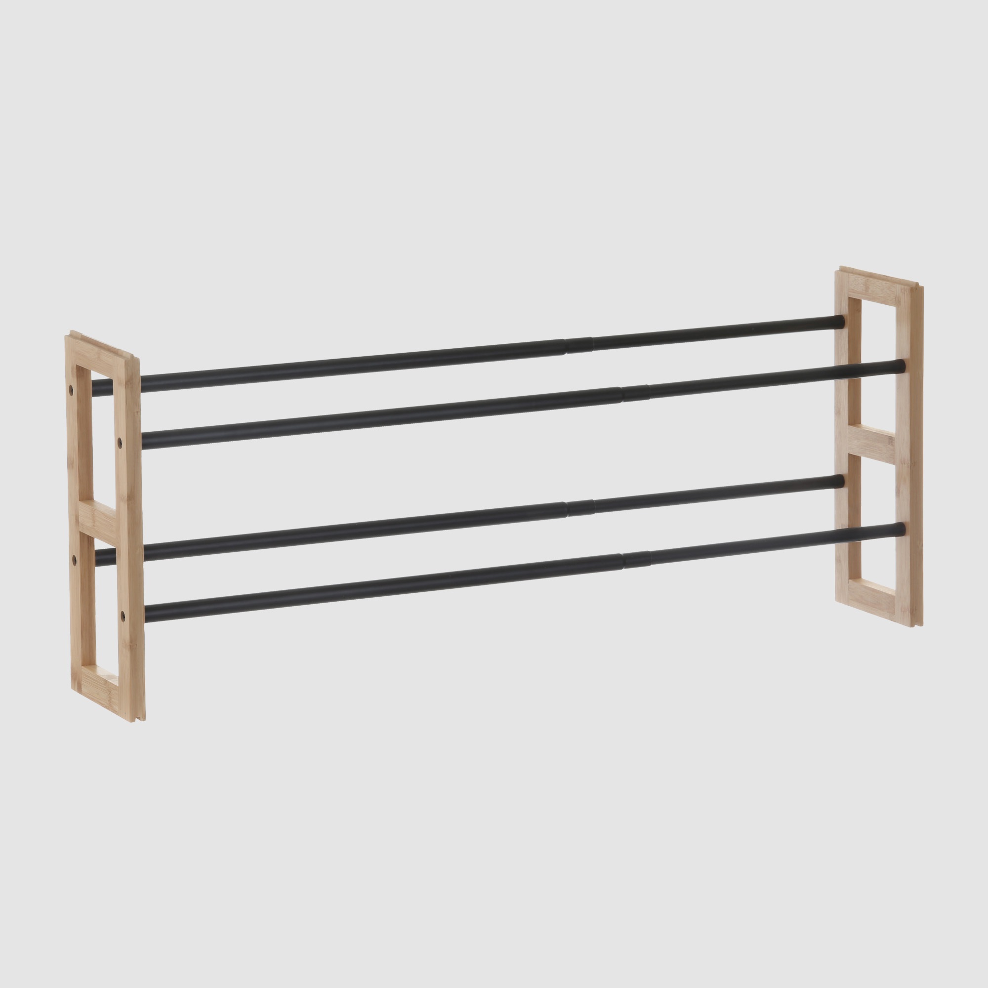 LTW Stackable & Expandable Bamboo Shoe Rack