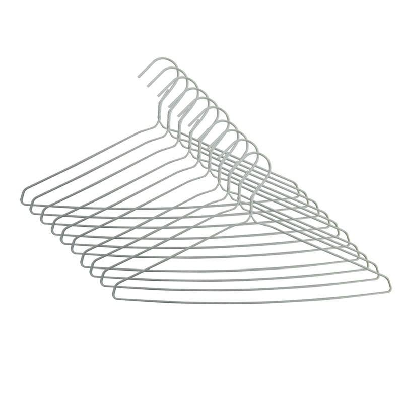 Inhome Coat Hangers Vinyl Coated Drip Dry 10 Pack Assorted Briscoes NZ
