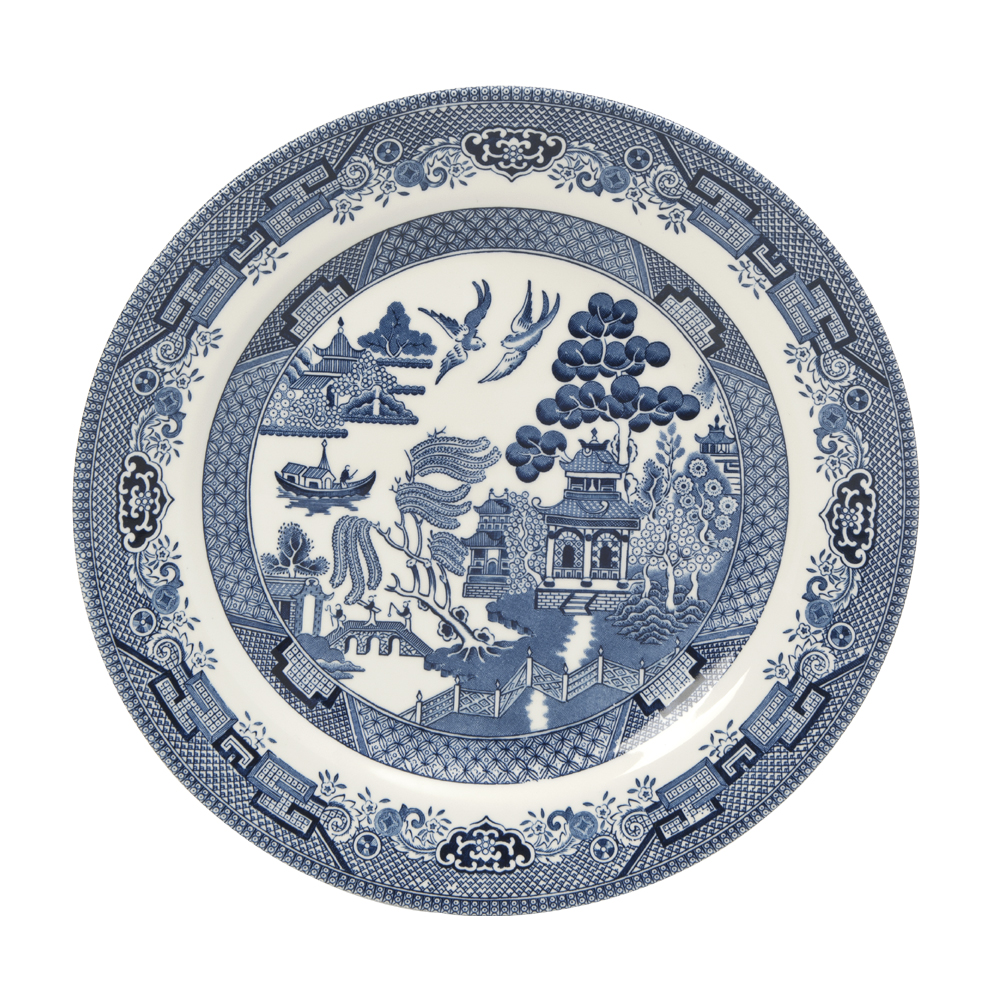 Churchill Blue Willow Dinner Plate 26cm