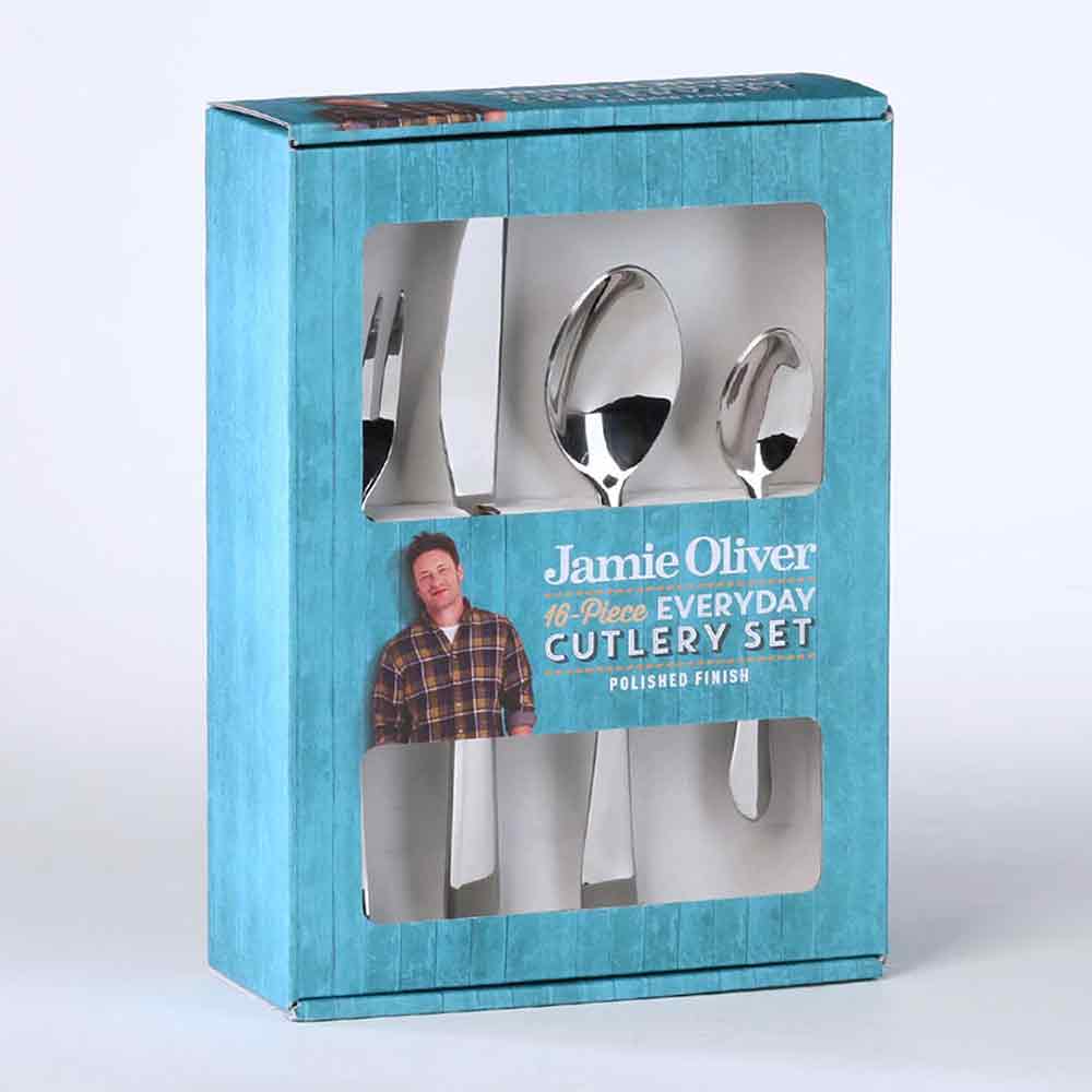Jamie Oliver 18/0 Everyday cutlery set 16 piece NEW 