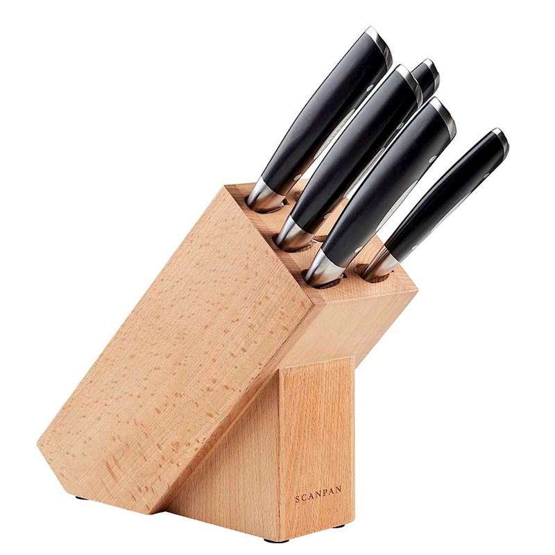 Skandia Reflections 6 Piece Glass Block Knife Set – Oneida