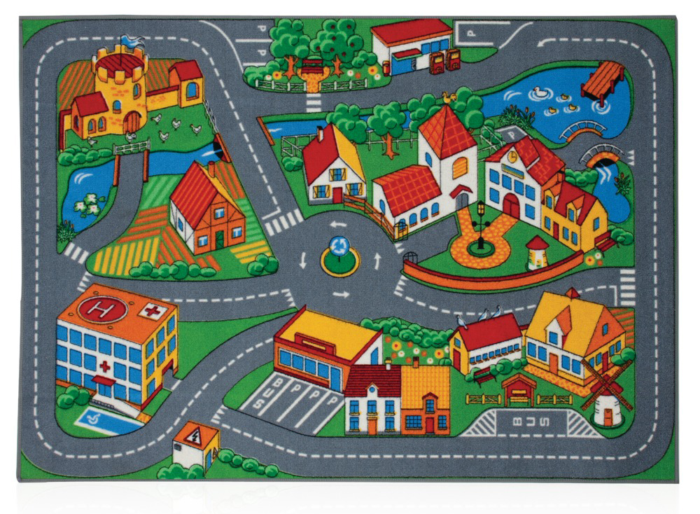 child's car play mat