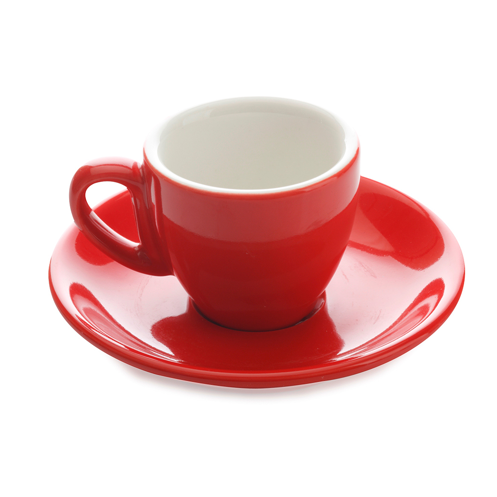 Cup & Saucer MXW Cafe Culture Red 70ml Briscoes NZ