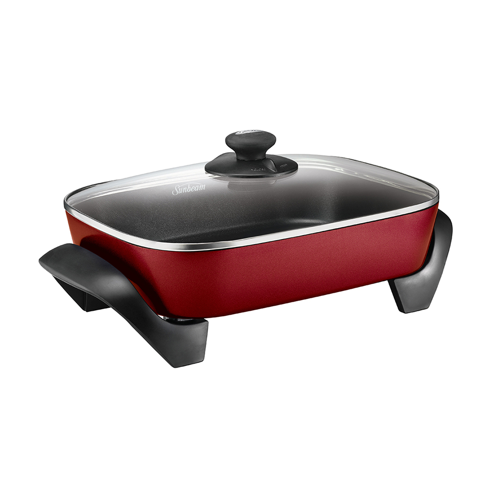 Sunbeam FP5920R Minerale Classic Banquet Electric Frypan Red