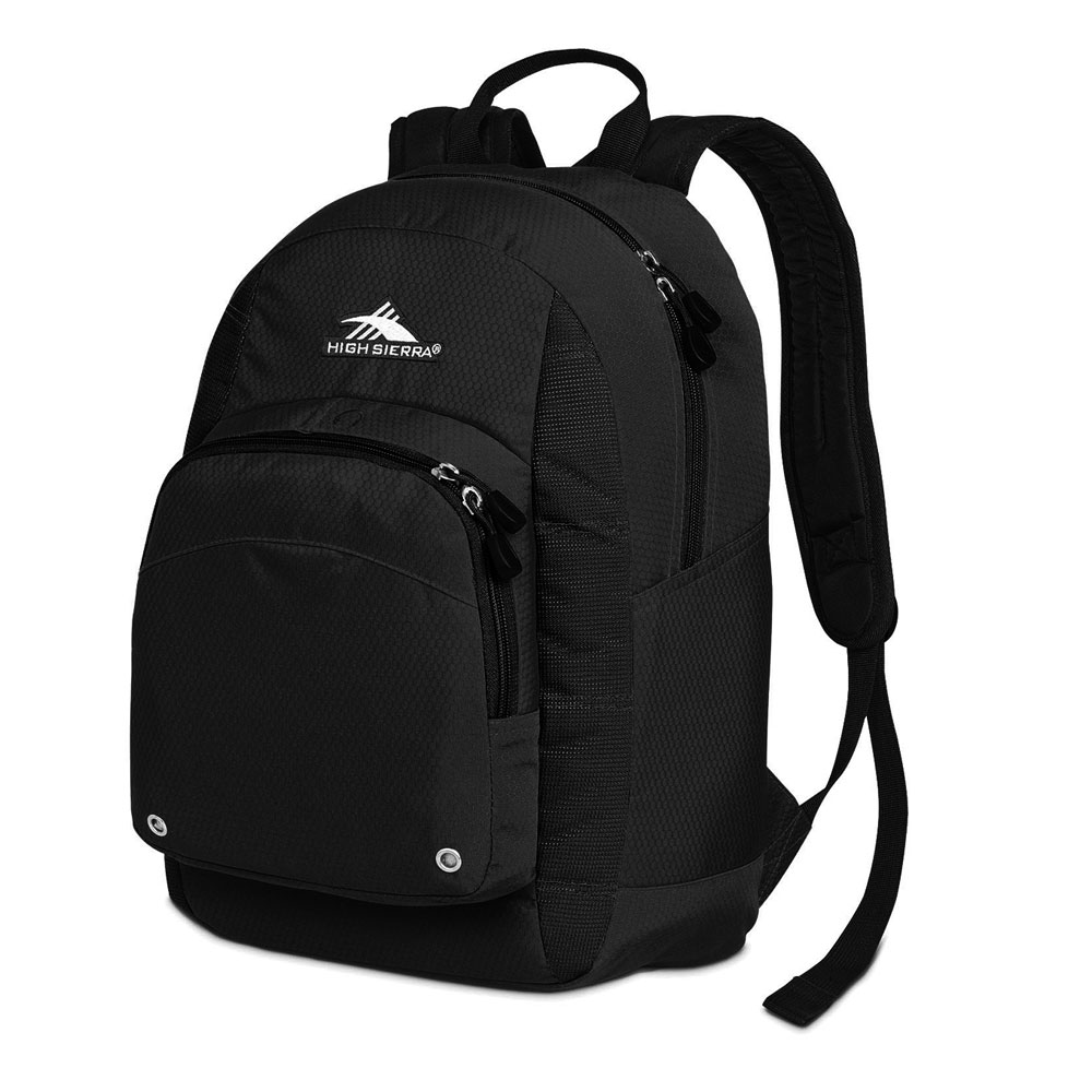 high sierra black backpack