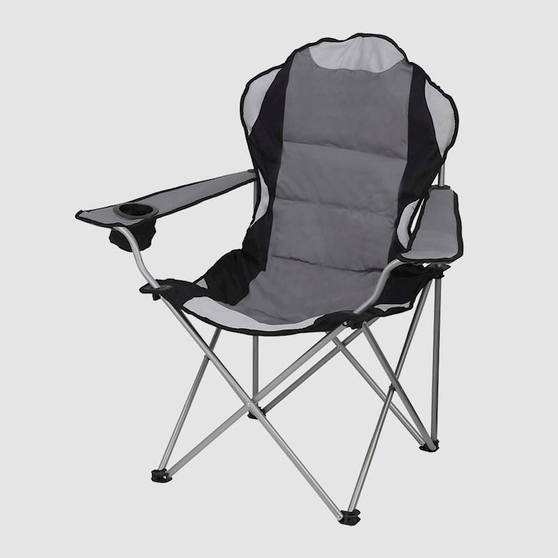 Outdoor Creations Deluxe Camping Chair Light Grey Color Briscoes NZ