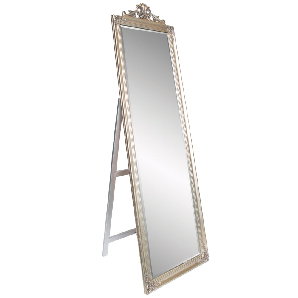 Brooklyn Easel Chatel Dress Mirror Silver 550x1750mm