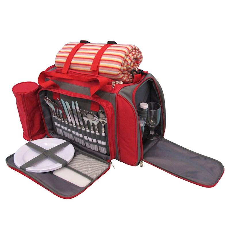 Tablefair Picnic Cooler Bag for 4 people Red Briscoes NZ