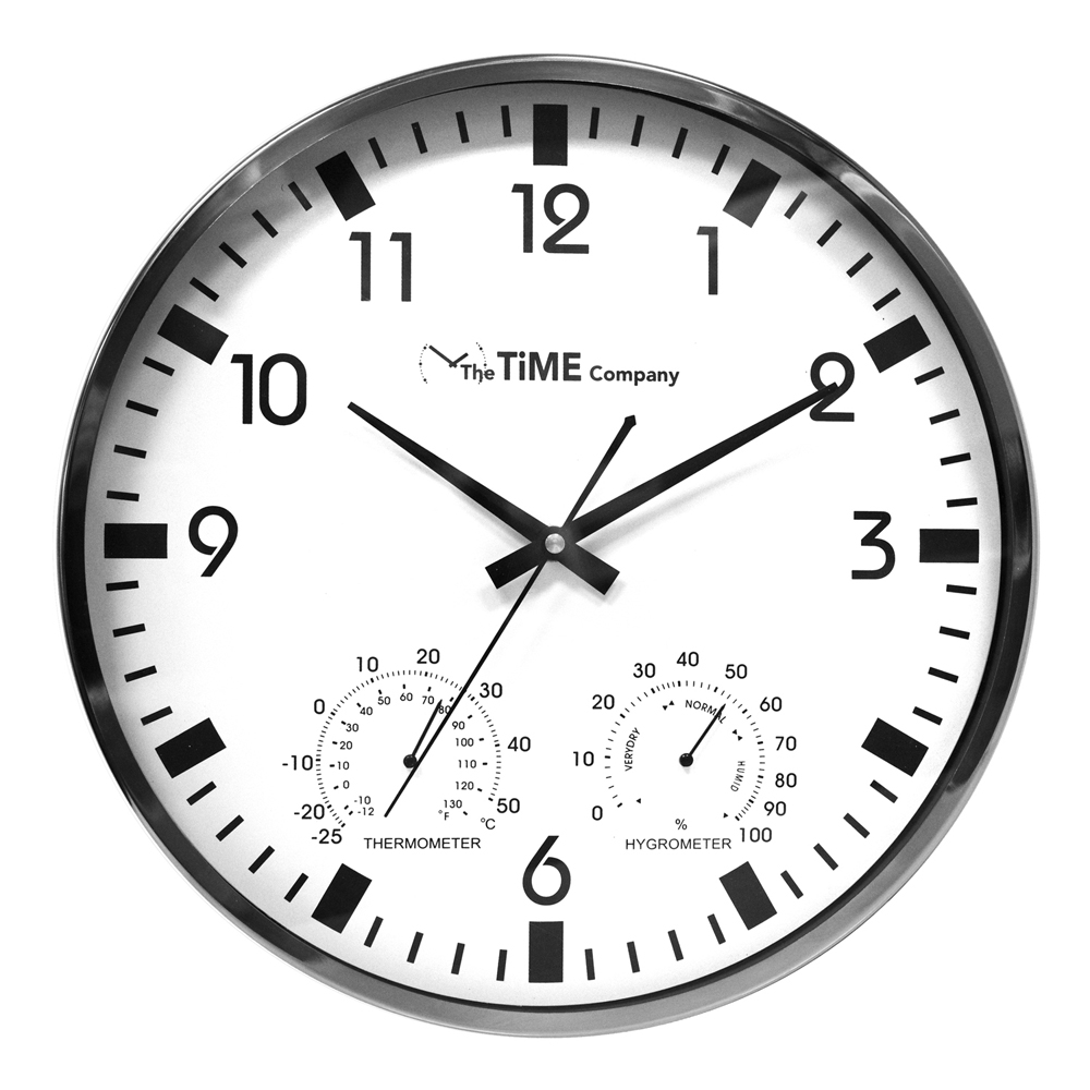 The Time Company Weather Station Wall Clock 35.5cm