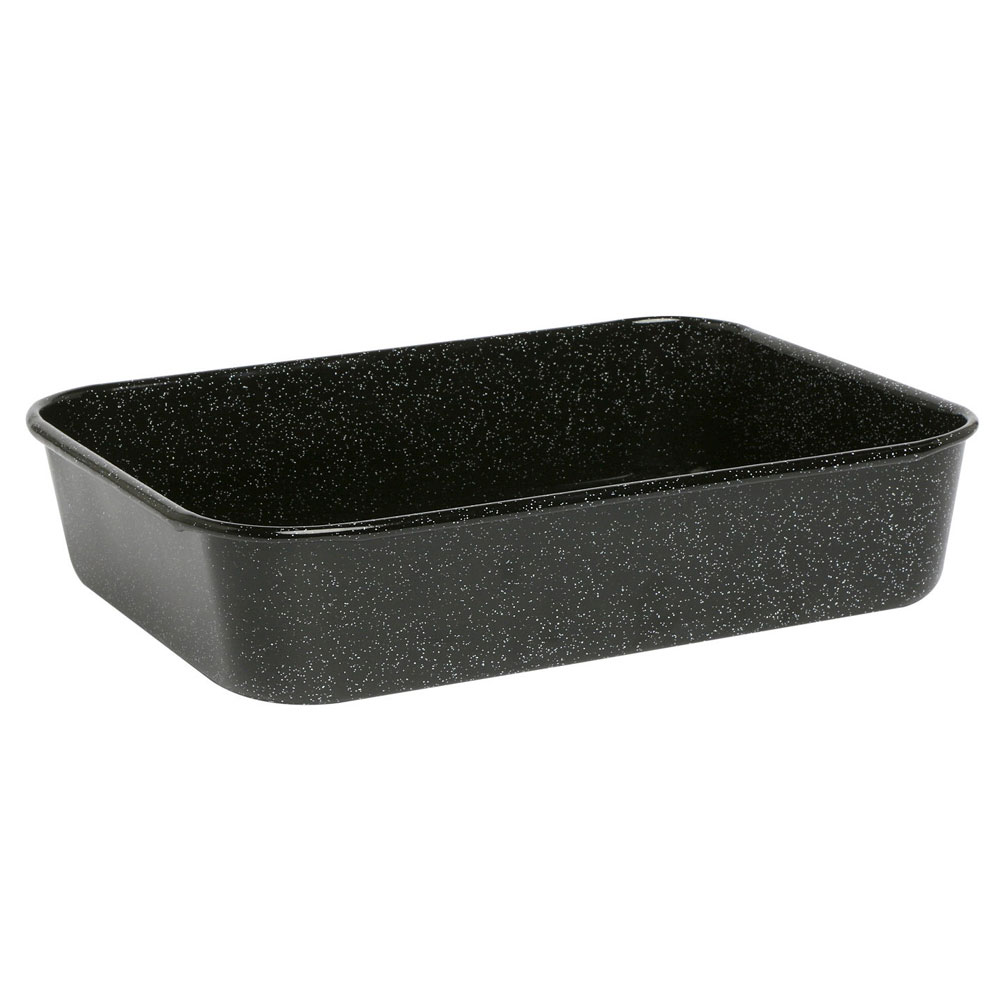 small enamel roasting pan with lid