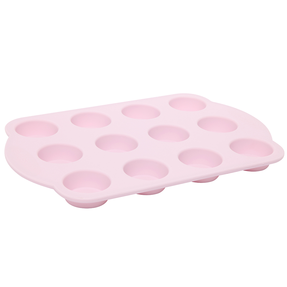Wiltshire Flexible Mini Muffin Pan 12 Cup Pink