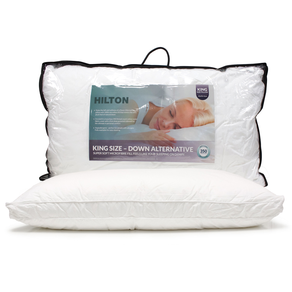 Hilton Down Alternative King Size Pillow Briscoes Nz