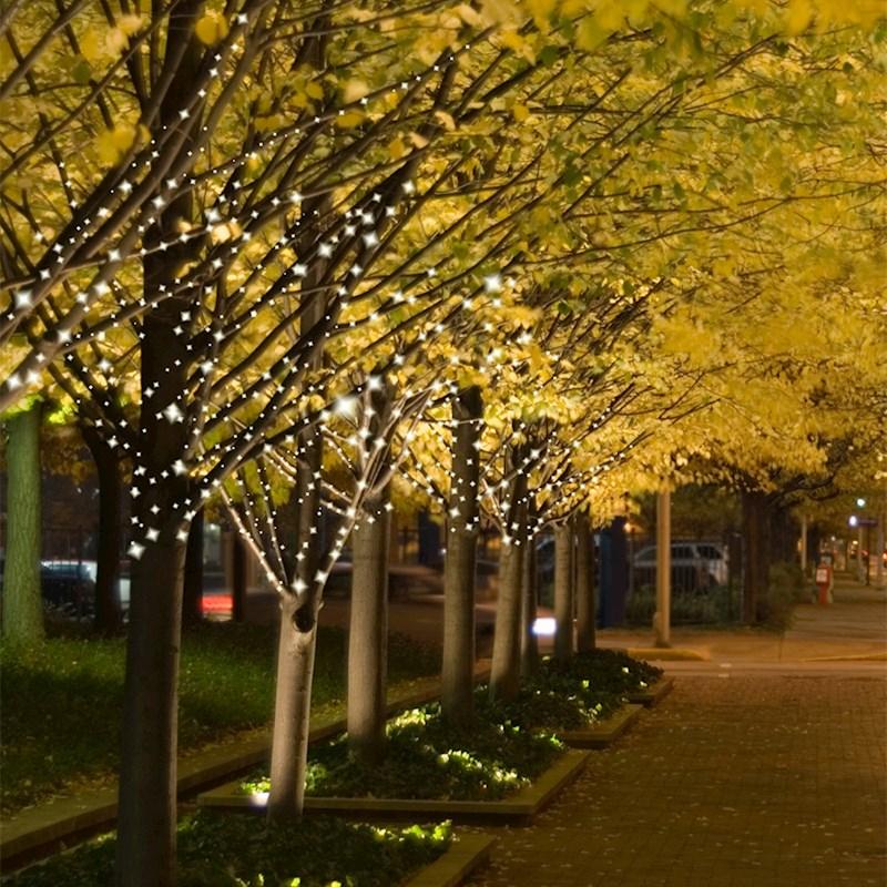LED Solar Tree Lights 7 Branch Warm White 210 Bulbs Briscoes NZ