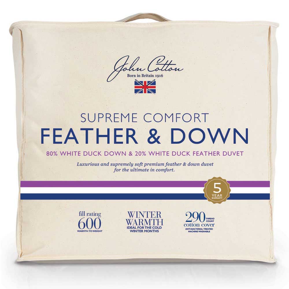 John Cotton 80/20 Duck Down Duvet Inner | Briscoes NZ