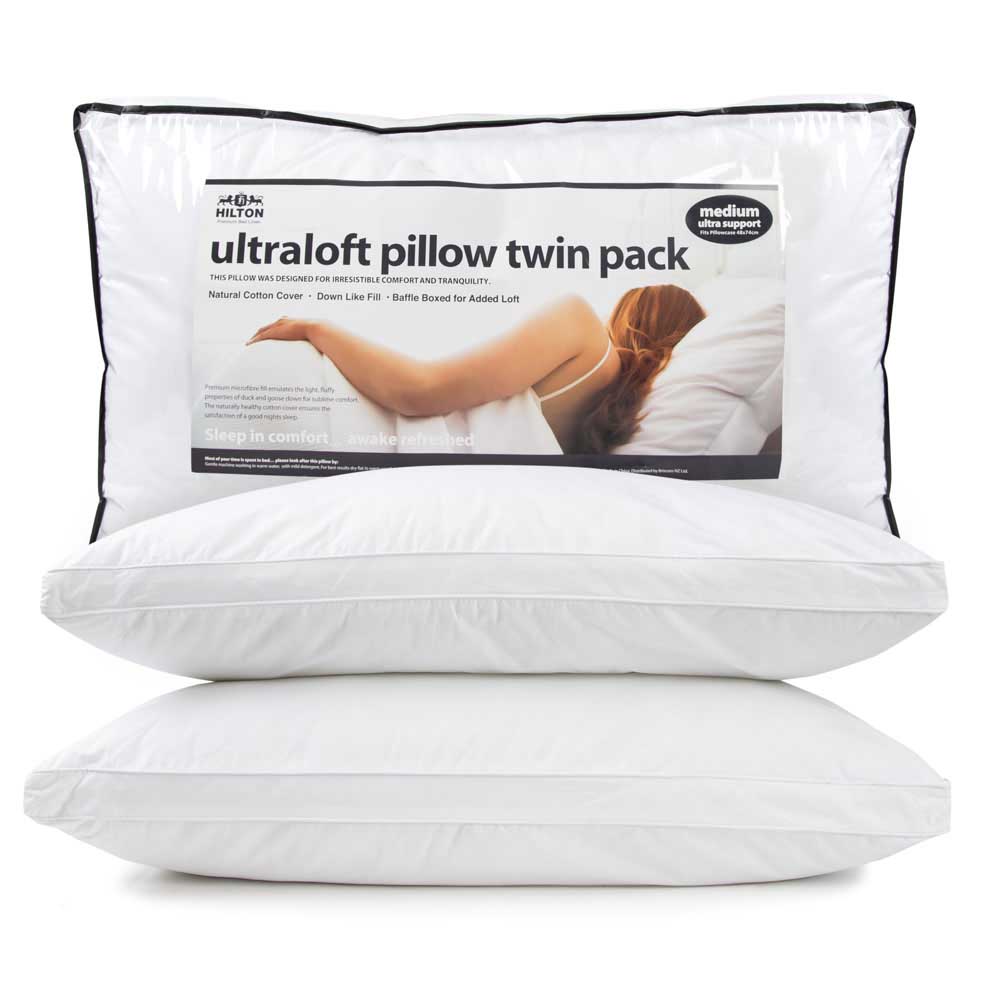 Hilton Ultraloft Medium Twin Pillows
