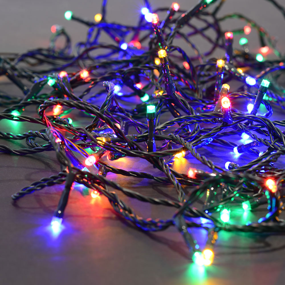 LED Southern Lights Solar String Lights Multi Coloured 450 Bulbs