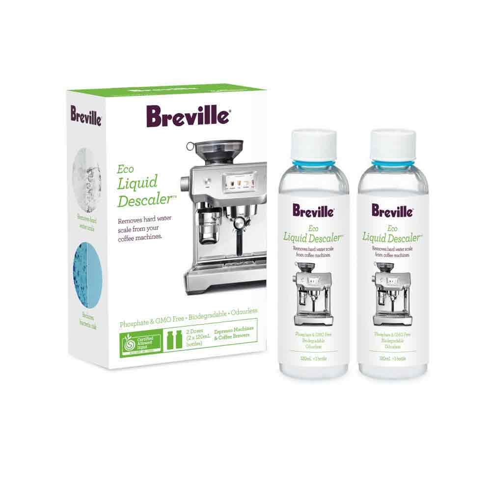 Breville Eco Liquid Descaler x2 120ml Bottles BES009CLR