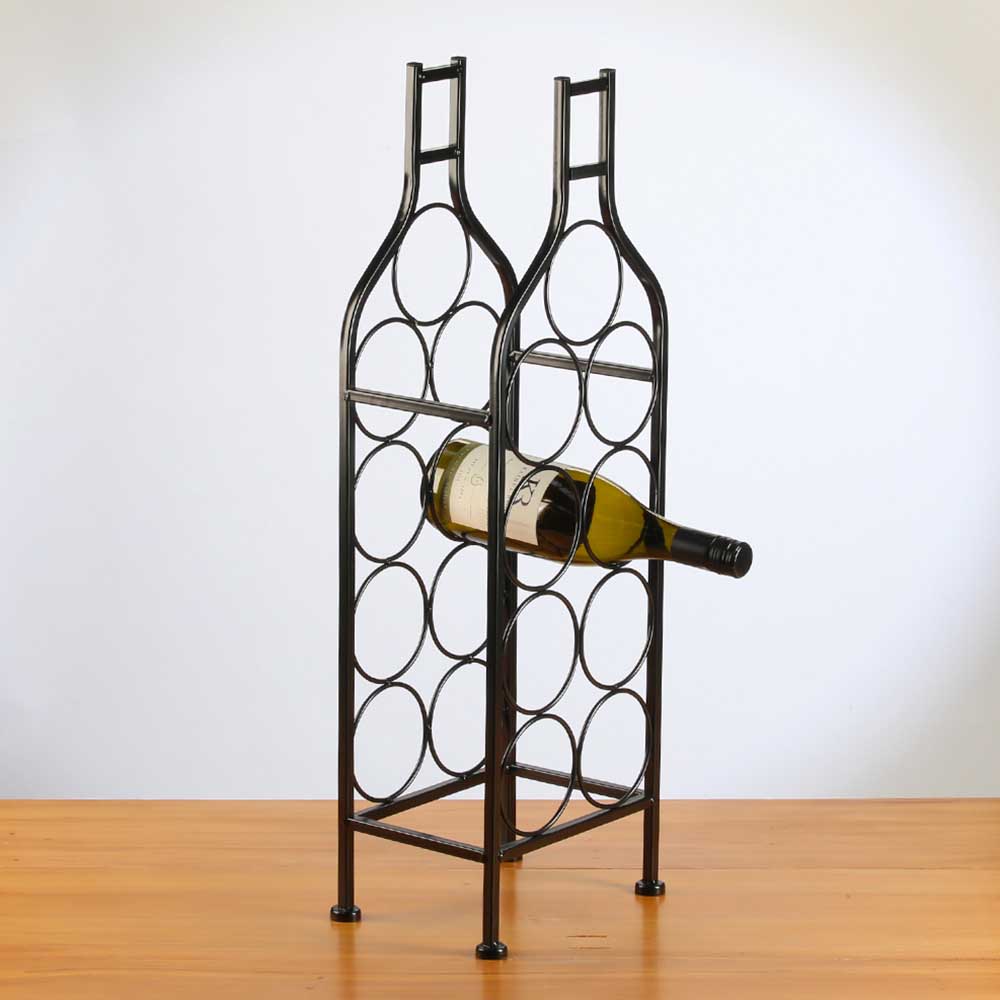 metal wine carrier