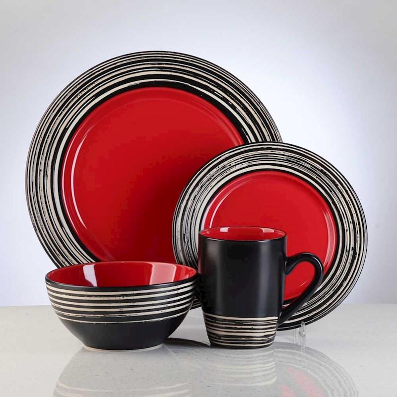 Thomson Tahiti Carmine Dinnerset 16pc Briscoes NZ