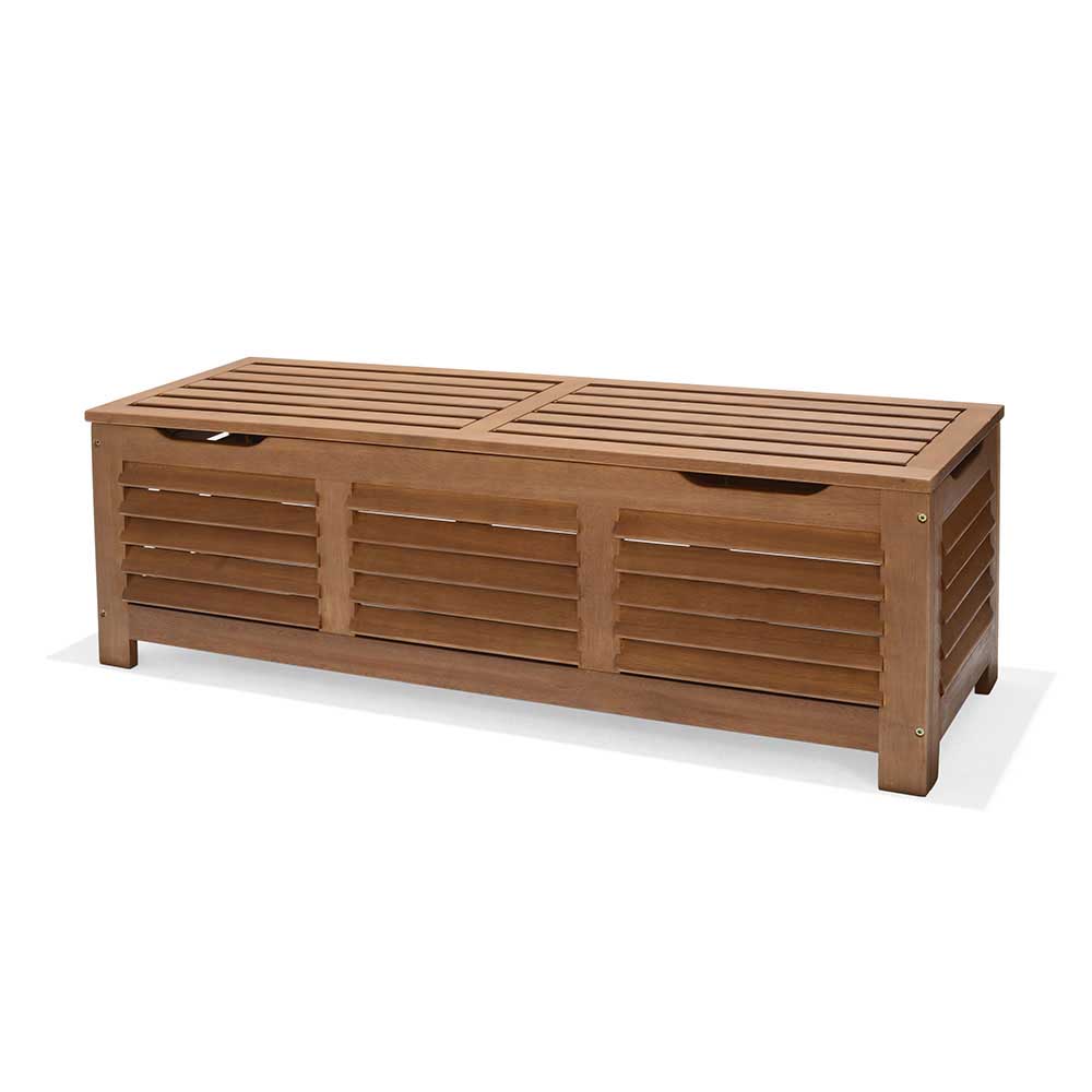 Coastal Classic Kingsbury Wooden, Outdoor Cushion Storage Box Nz
