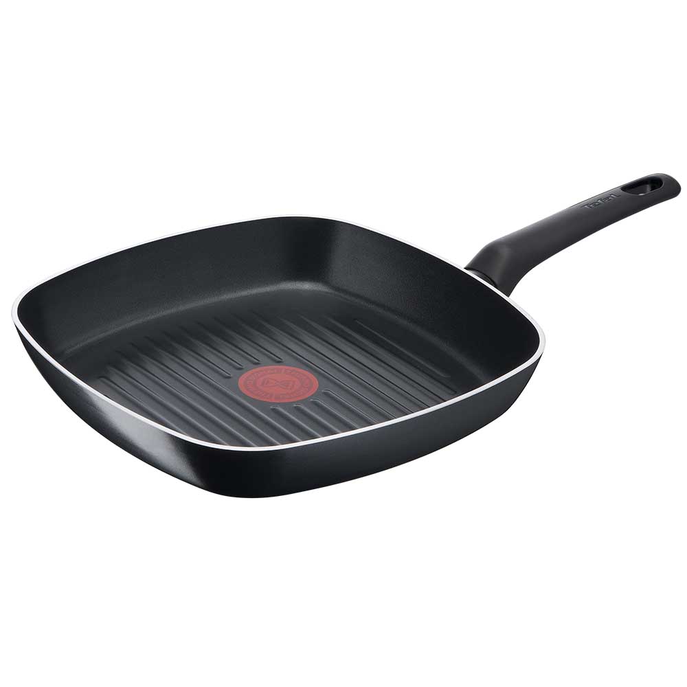 Tefal Simple Cook Non-Stick Grill Pan Black 26cm x 26cm