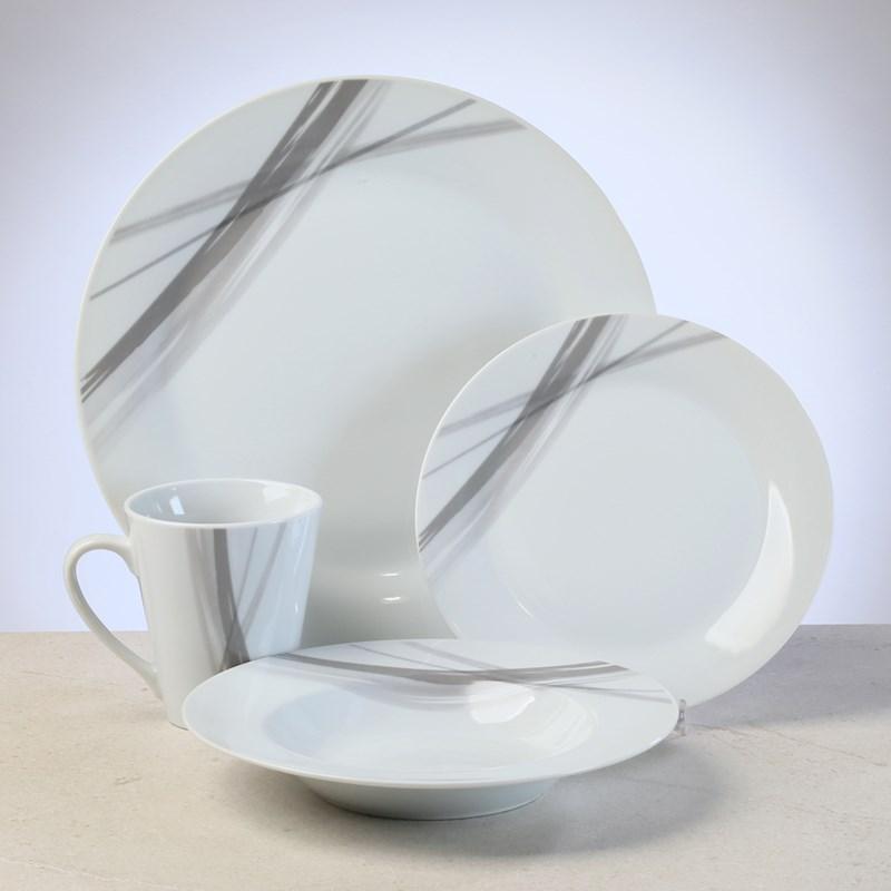 Tablefair Brushstrokes Dinnerset 16pc Briscoes NZ