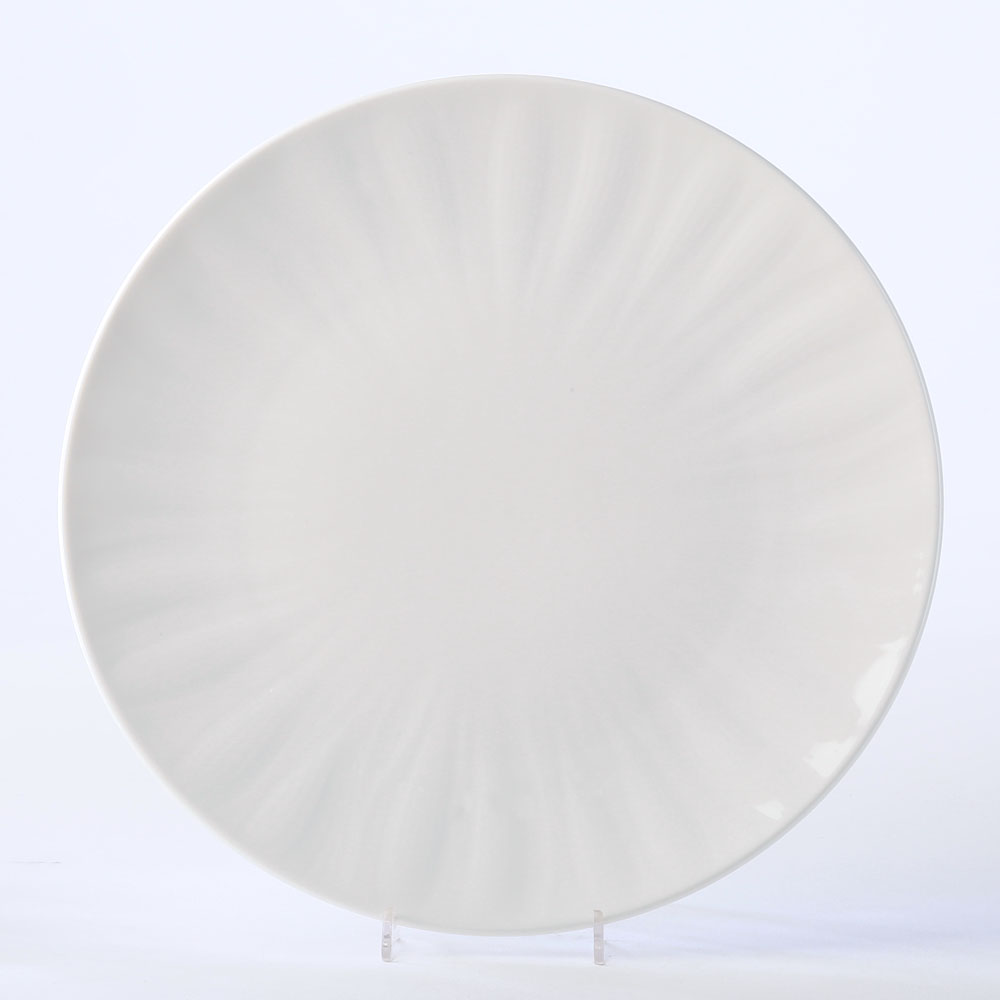Hampton & Mason Floral White Dinner Plate 26.4cm