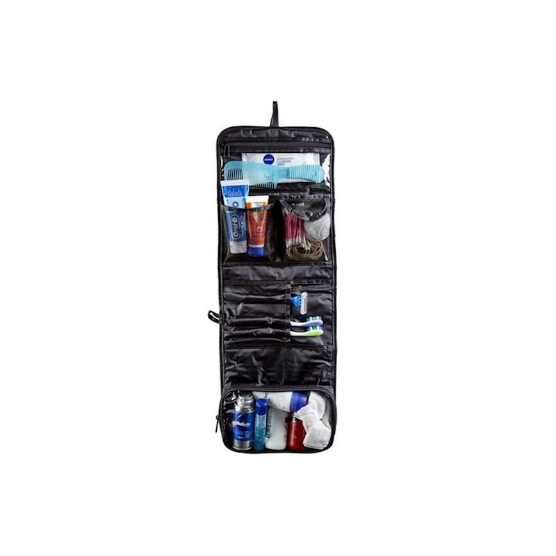 Korjo Hanging Toiletry Travel Bag Black Briscoes NZ
