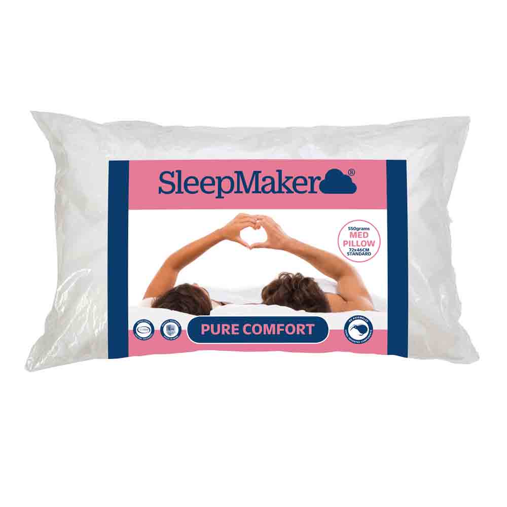 Sleep Maker Comfort Medium Pillow
