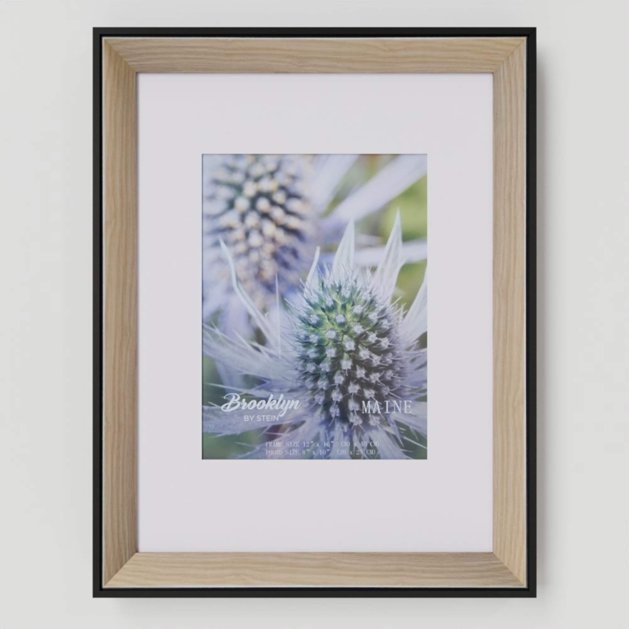 Brooklyn Maine Photo Frame Black/Natural 20x25cm
