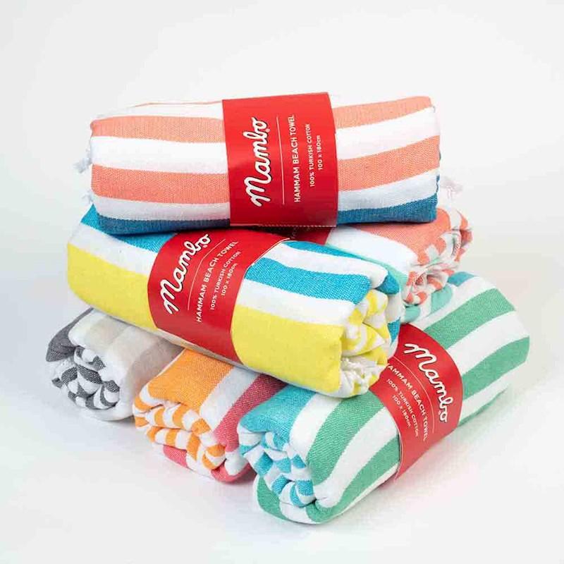 Mambo shop beach towel