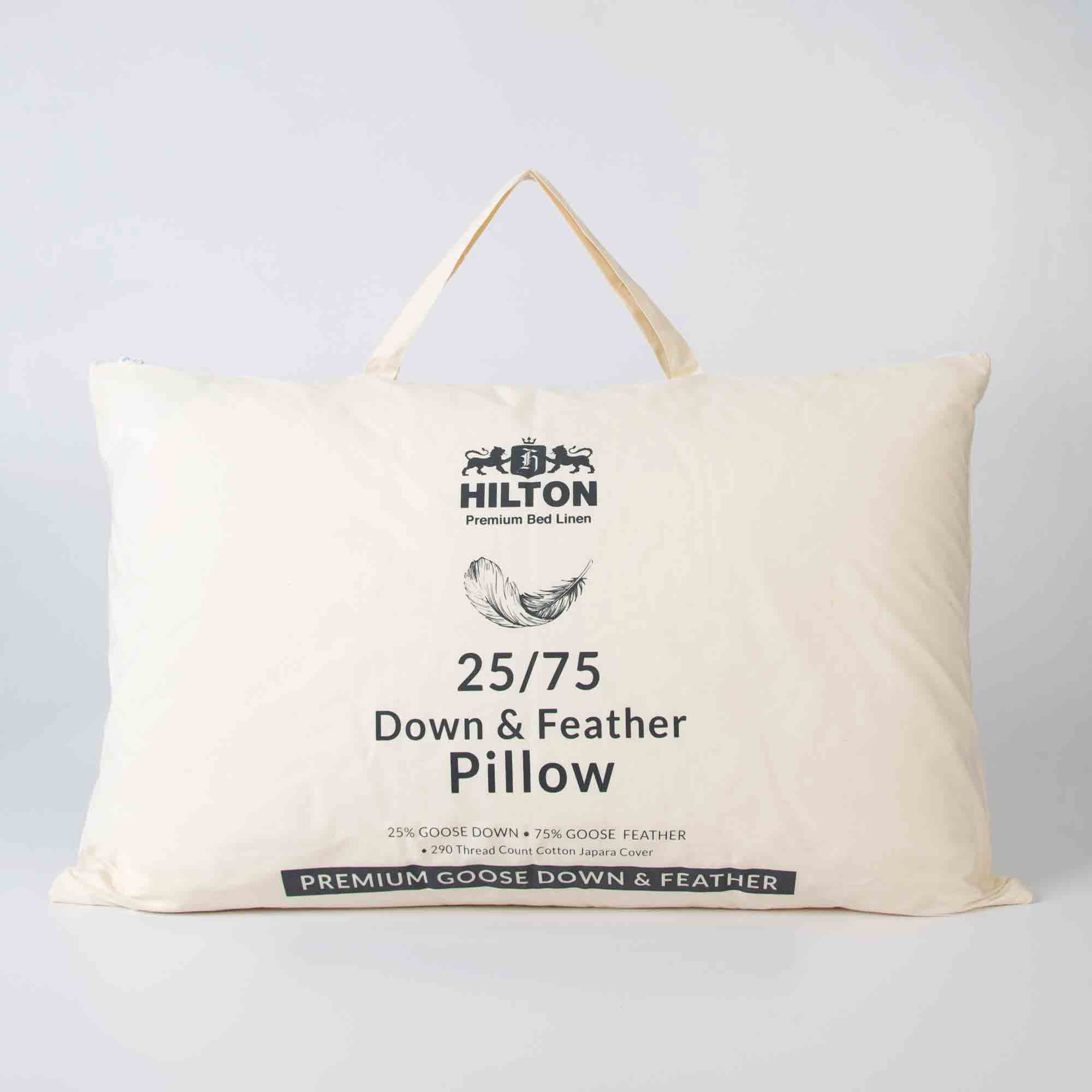 Hilton 25/75 Goose Down Pillow