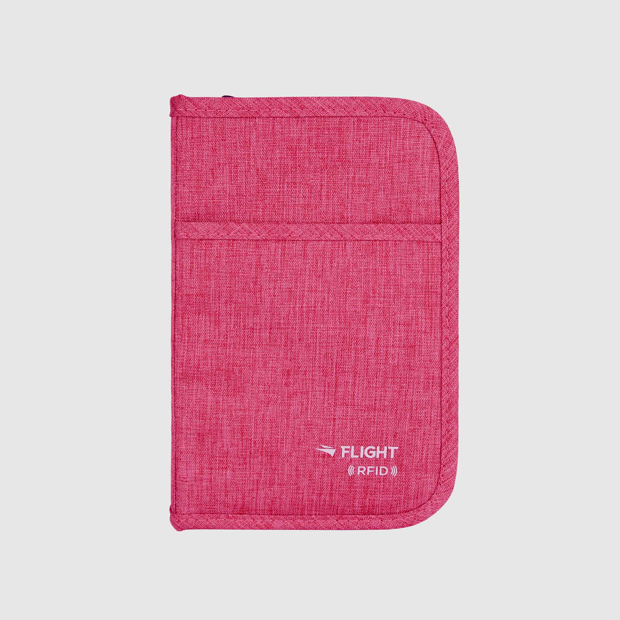 Flight Move RFID Passport Wallet Pink