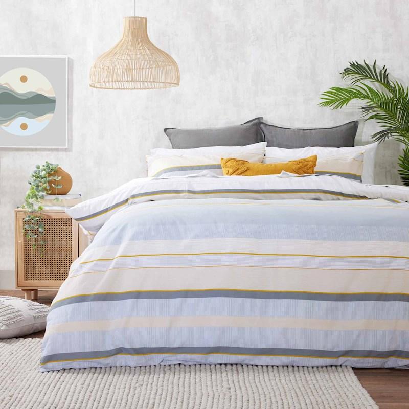 Twill Co Stanton Mimosa Duvet Cover Set Briscoes NZ