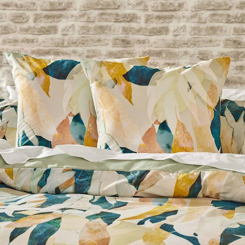 KAS Romy Printed Euro Pillowcase Briscoes NZ