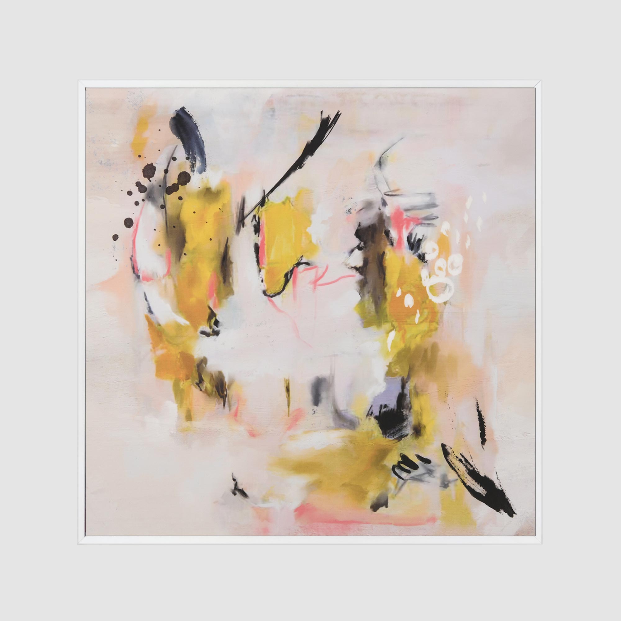 Twill & Co Printed Canvas Wall Art Modern Abstract 60x60cm