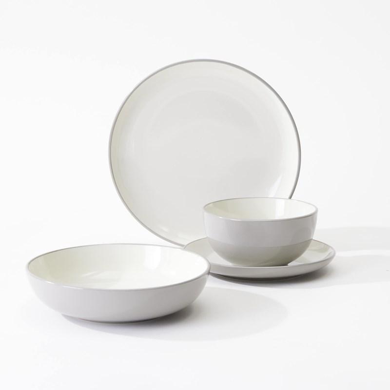 Pure Table Top Stockholm Dinnerset 16 Piece Taupe Briscoes NZ