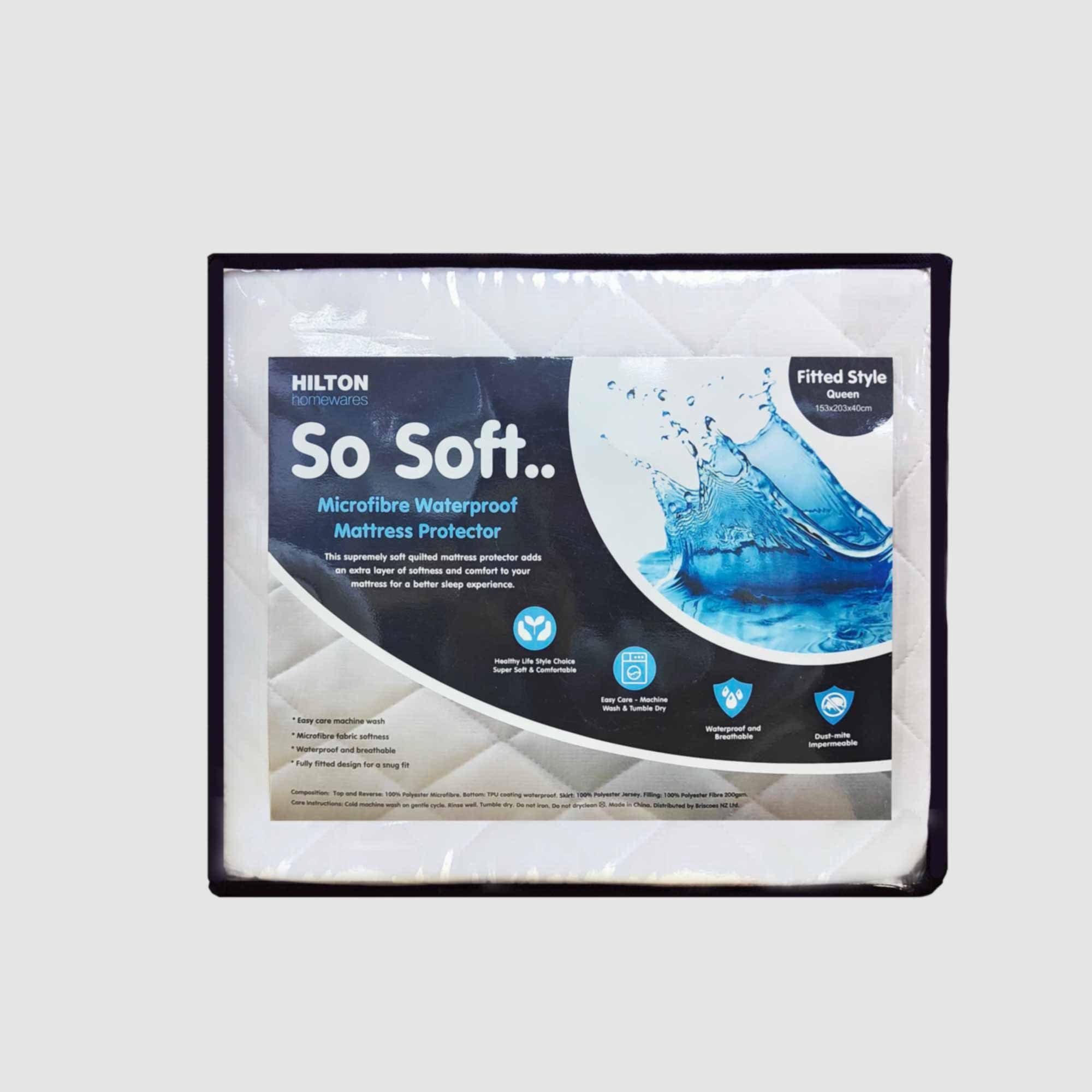 Hilton So Soft Waterproof Mattress Protector