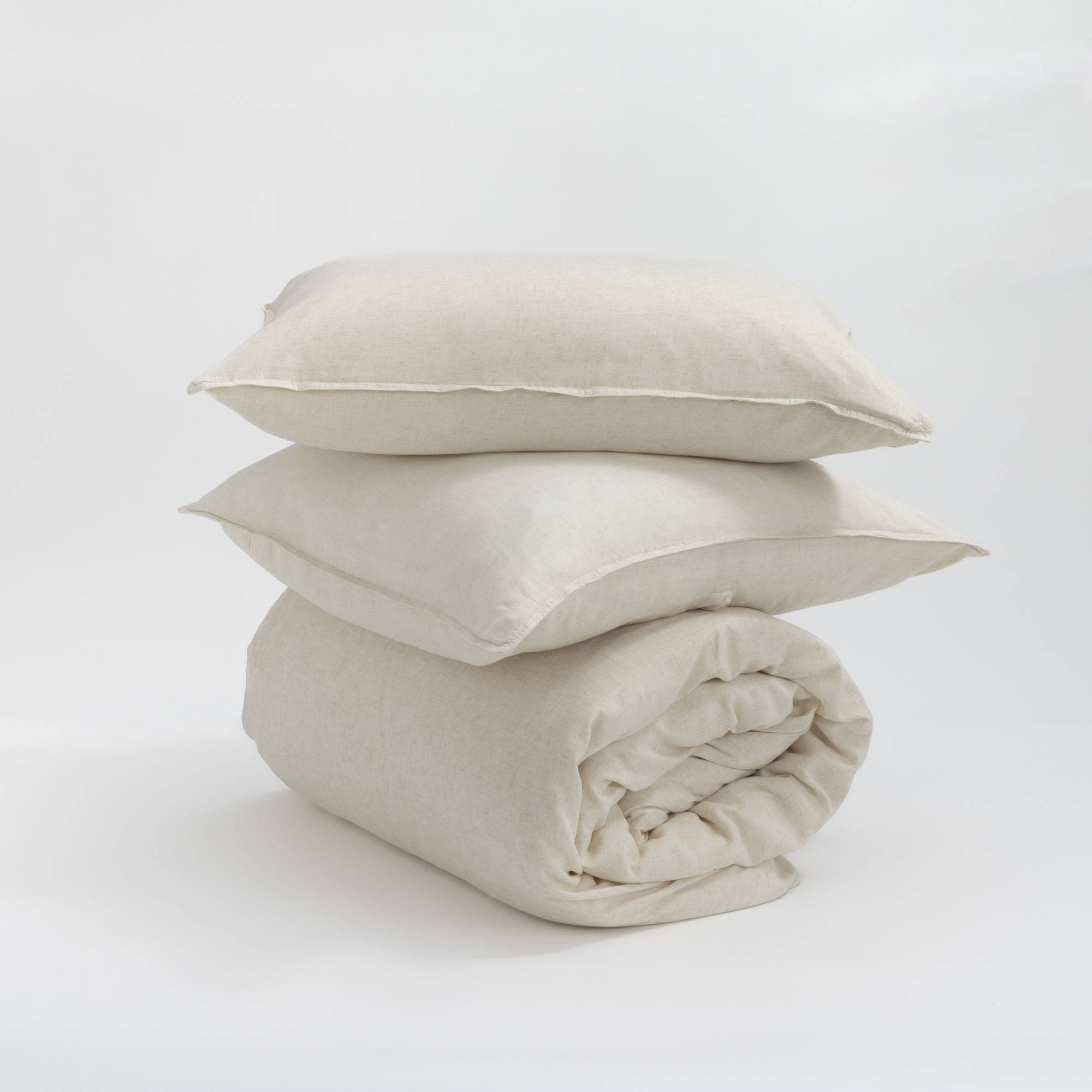 Hotel At Home Bamboo Linen Duvet Cover Set
