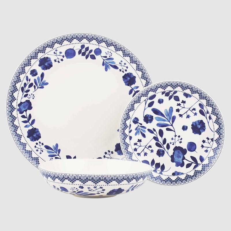 Maxwell Williams Darcy Floral Coupe Dinner Set 12Pc Briscoes NZ