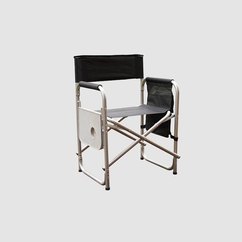 Outdoor Creations Bahama Aluminium Directors Chair Black Briscoes NZ