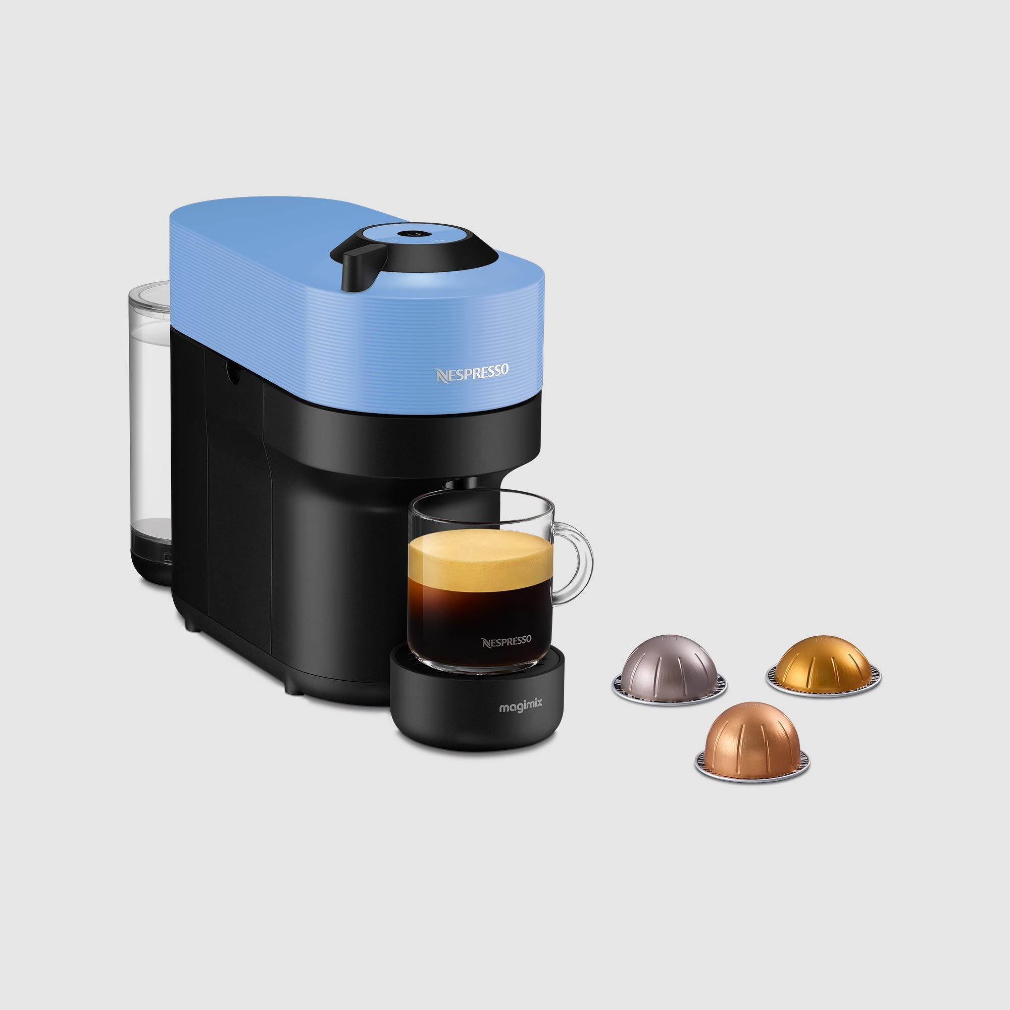 Nespresso Vertuo Pop Blue Coffee Machine ENV90A
