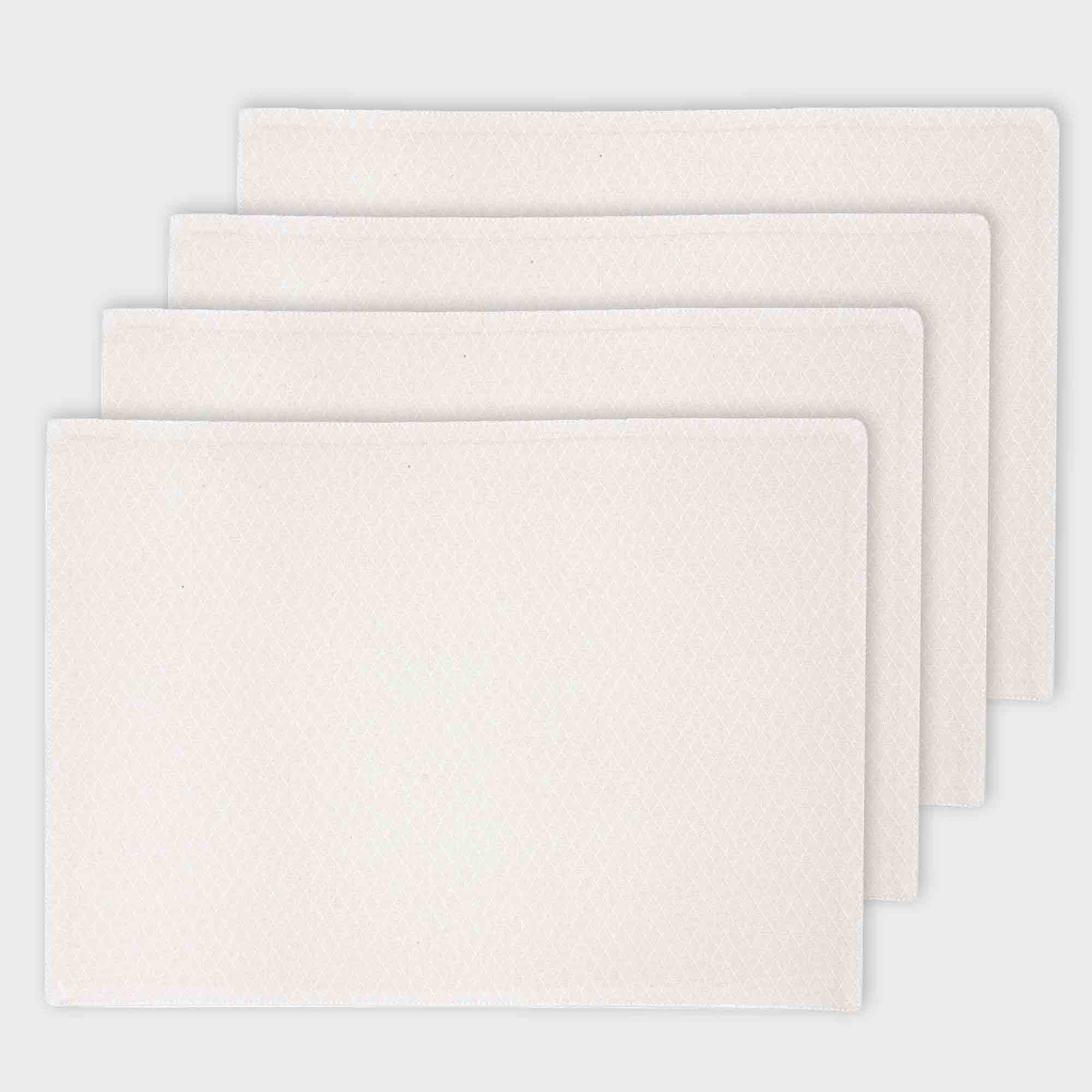 Just Home Riley Cream Placemat 33x45cm Pack of 4