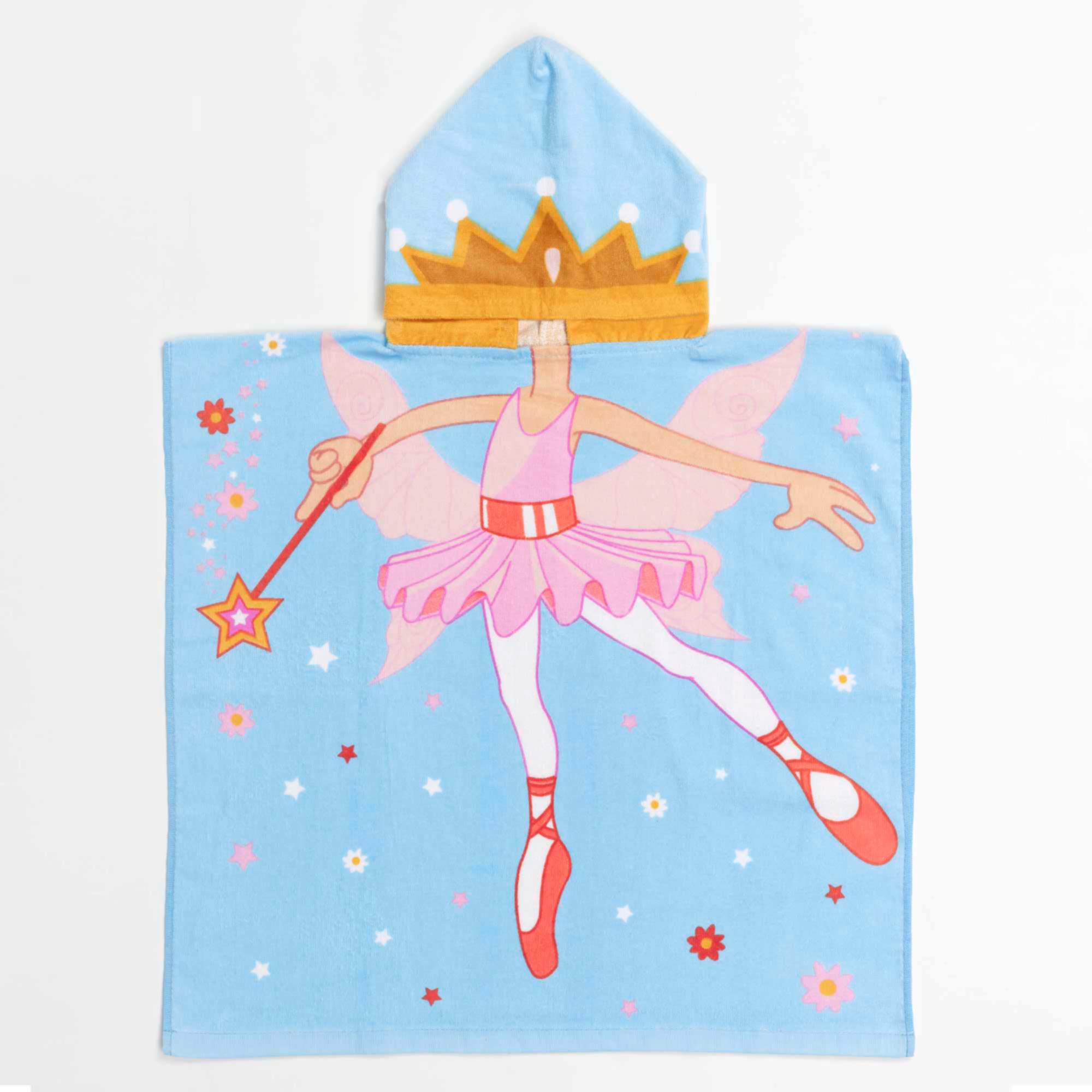 Galaxy Fairy Princess Hooded Beach Towel