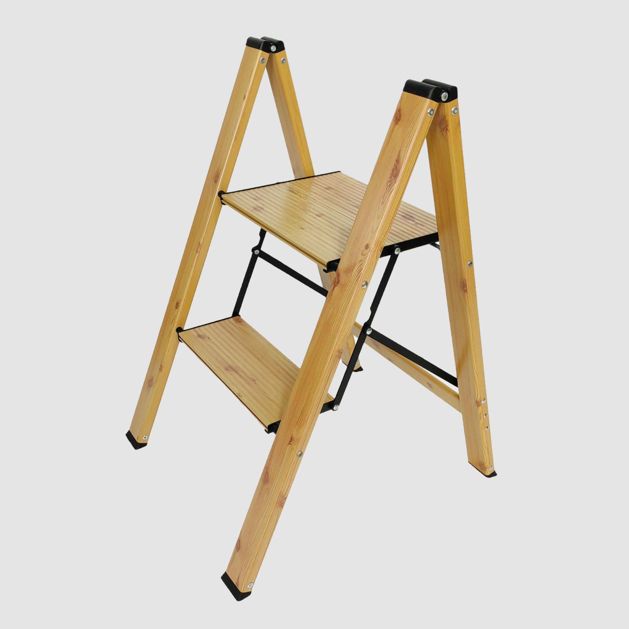 Briscoes LTW 2 Step Ladder Natural PriceGrabber