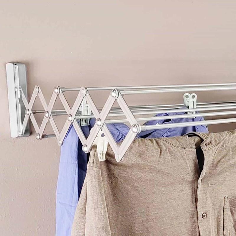 Wall mounted clothes rack discount nz